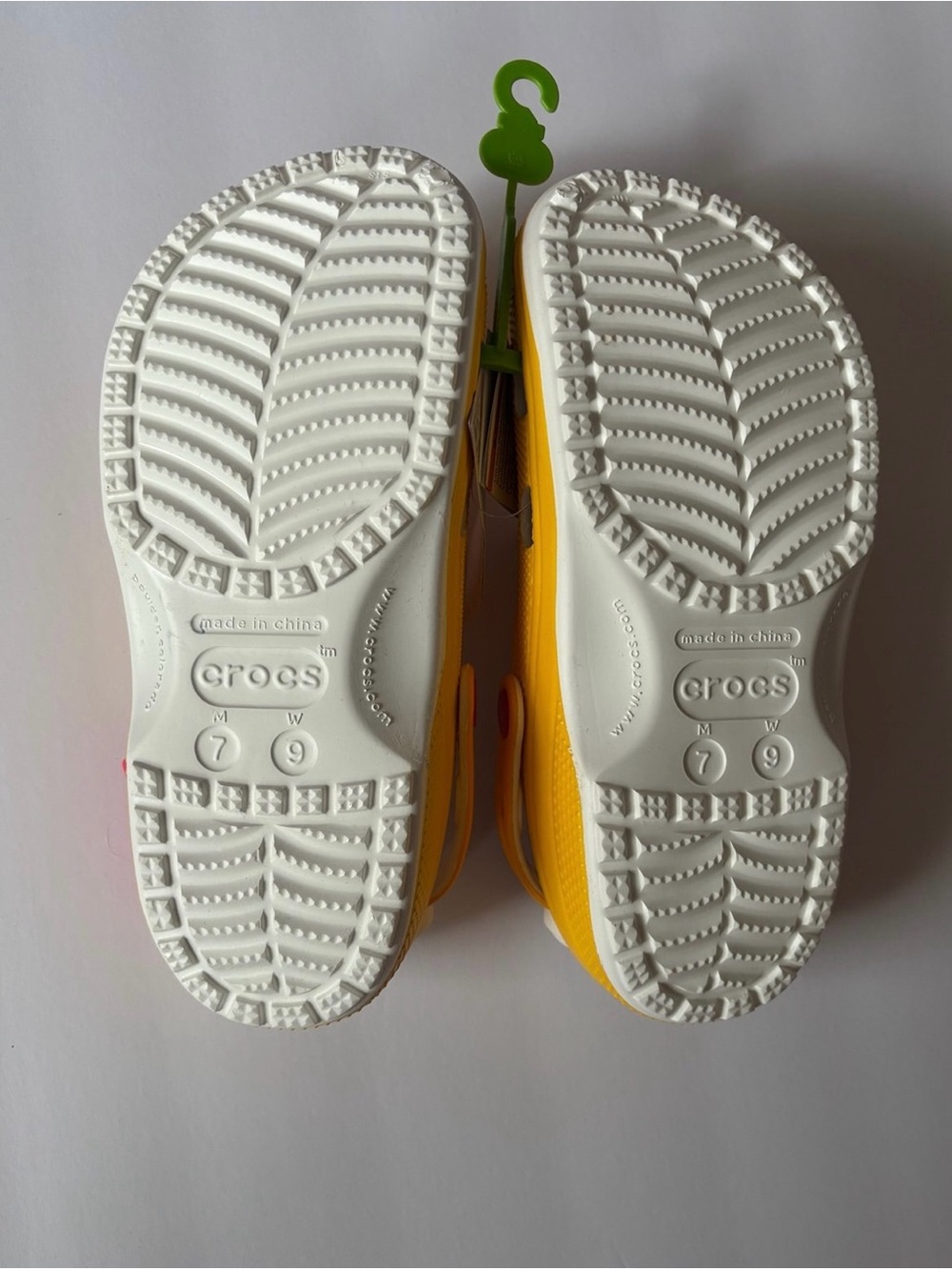 CROCS women’s Yellow Mcdonald’s Birdie clogs - Picture 2 of 2